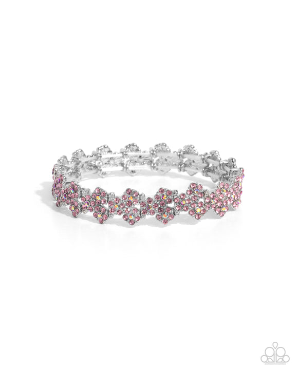FLOWER Hungry - Pink Paparazzi Bracelet