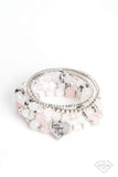 Paparazzi Optimistic Opulence Exclusive Empire Diamond Pink Bracelet