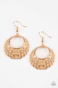 Grapevine Glamorous - Gold Paparazzi Accessories