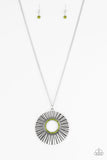 Chicly Centered - Green Paparazzi accessories