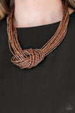 Knotted Knockout - Copper Updated Paparazzi Accessories