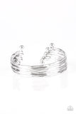 Timelessly Textured - Silver Paparazzi Accessories