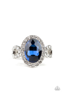 Magnificent Majesty - Blue Paparazzi Accessories