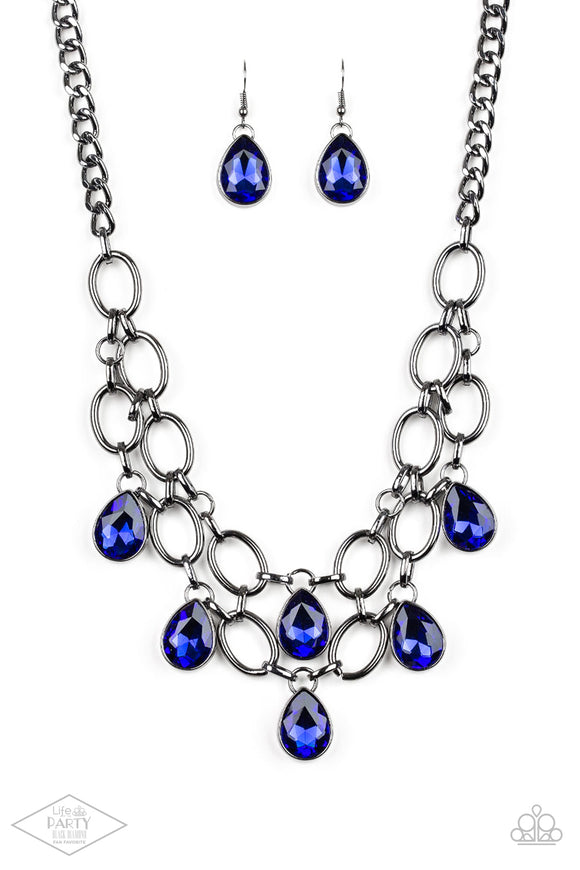 Show-Stopping Shimmer - Blue Paparazzi Accessories