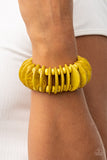 Tropical Tiki Bar - Yellow Paparazzi Accessories