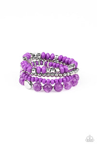 Layered Luster - Purple