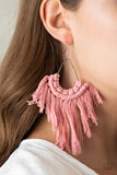 Wanna Piece Of MACRAME? - Pink Paparazzi Accessories