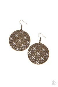 Metallic Mosaic - Brass Paparazzi Accessories