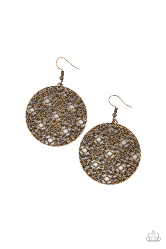 Metallic Mosaic - Brass Paparazzi Accessories