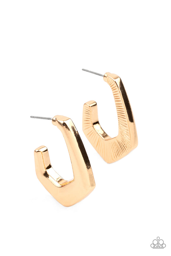 On The Hook - Gold Paparazzi Accessories