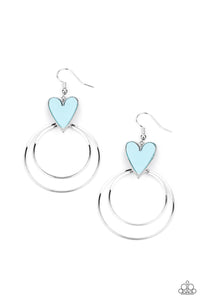 Happily Ever Hearts - Blue Paparazzi Accessories