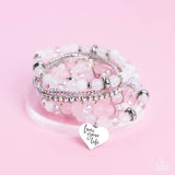 Paparazzi Optimistic Opulence Exclusive Empire Diamond Pink Bracelet